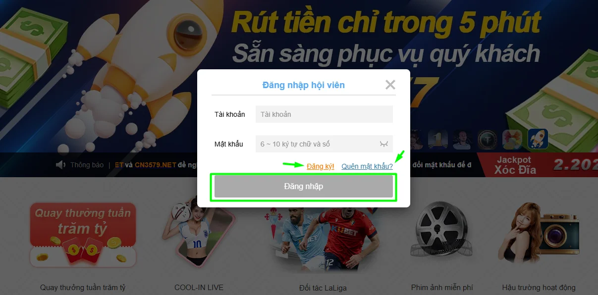 fast log in casino
